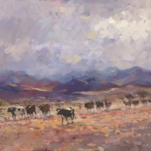 Goats at Dusk