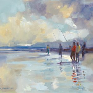 Fishing on the Beach