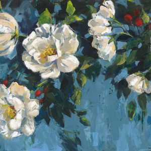 White Nasturtiums