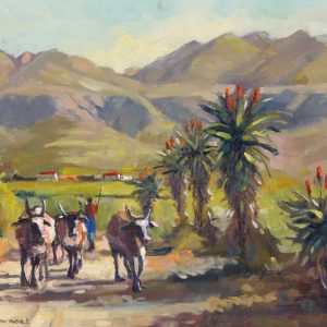 Cattle under the Mountains